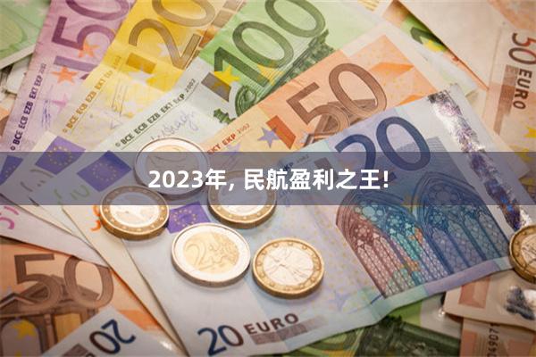 2023年, 民航盈利之王!