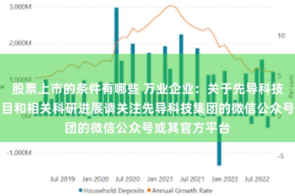 股票上市的条件有哪些 万业企业：关于先导科技集团的科研项目和相关科研进展请关注先导科技集团的微信公众号或其官方平台