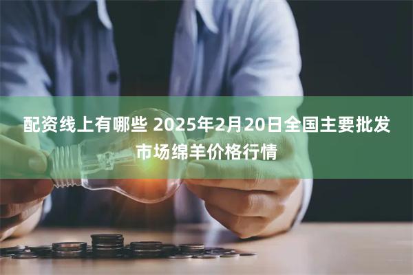 配资线上有哪些 2025年2月20日全国主要批发市场绵羊价格行情